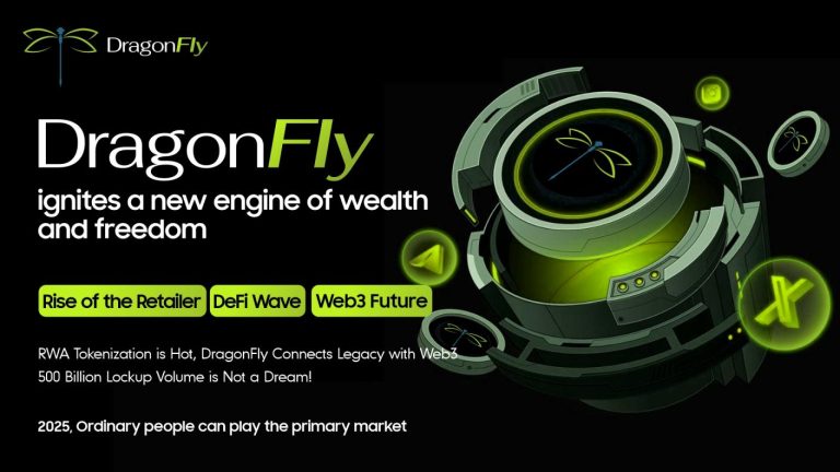 蜻蜓英文推特海报